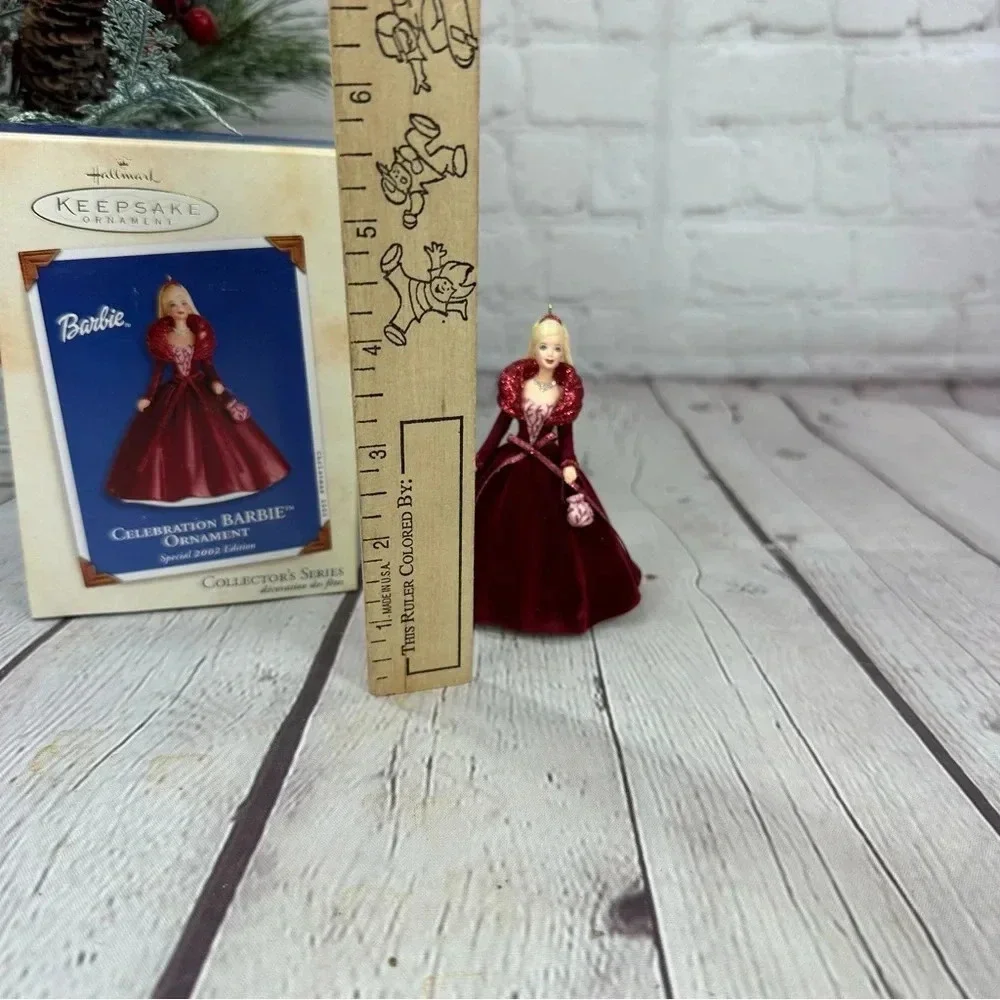 Vintage celebration Barbie hallmark Keepsake Ornament 2002 collector's series